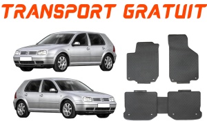 Volkswagen Golf IV (1997-2010) Set 5 covorase auto cauciuc Exclusive Line
