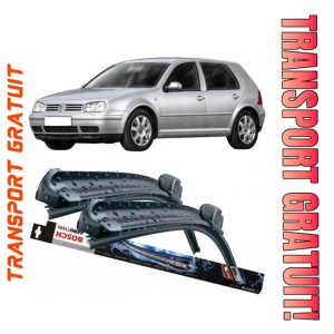 Volkswagen Golf IV Set 2 stergatoare parbriz Bosch Aerotwin 600/475mm compatibile cu Volkswagen GOLF IV (9B3) (2008-2014) (53 cm / 47.5 cm) - Img 1