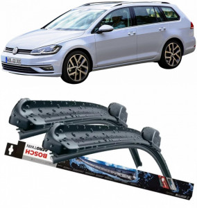 Volkswagen Golf Van VII Variant Set 2 stergatoare parbriz Bosch Aerotwin 600/475mm compatibile cu Volkswagen GOLF VAN VII Variant (BA5) (2013-2017) (65 cm / 45 cm) accesorii pentru autoturismul tau - masina v116936