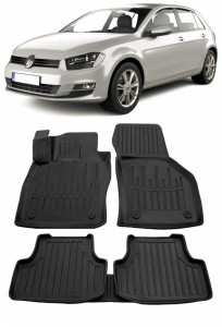 Volkswagen Golf VII (2012-2020) Set covorase auto cauciuc G.Modern Line 3D accesorii pentru autoturismul tau - masina v239440