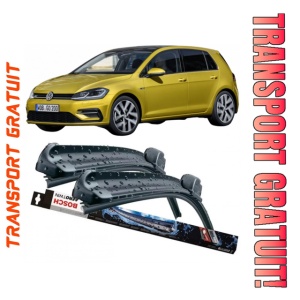 Volkswagen Golf VII Set 2 stergatoare parbriz Bosch Aerotwin 600/475mm compatibile cu Skoda Golf VII (2013-2021) (65 cm / 45 cm)