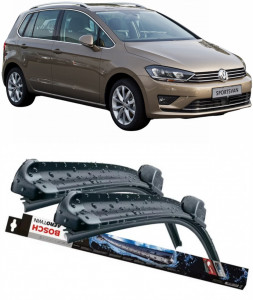 Volkswagen Golf VII Set 2 stergatoare parbriz Bosch Bosch Aerotwin 70 cm/40 cm compatibile cu Volkswagen Golf Sportsvan VII (Am1, An1) din 2014-2020 (70 cm / 40 cm) accesorii pentru autoturismul tau - masina v121876