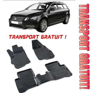 Volkswagen Passat B6 Combi 2005-2010 Set 4 covorase auto din cauciuc tip tavita premium line 3D - Transport Gratuit!