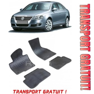 Volkswagen Passat B6, Sedan, fabricat din 2005 - 10.2009, set covorase auto dedicate, din cauciuc 100% Premium - Transport Gratuit