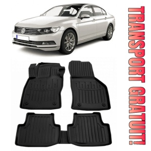 Volkswagen Passat B8 (2014 - prezent) Set covorase auto cauciuc G.Modern Line 3D