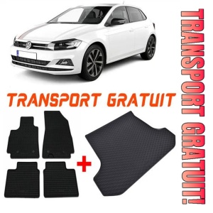 Volkswagen PoloVIdin 10.2017 - Prezent Hatchback 5 Usi *1, Set Covorase + tavita portbagaj auto