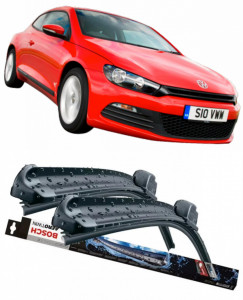Volkswagen Scirocco III Set 2 stergatoare parbriz Bosch Aerotwin 600/475mm compatibile cu Volkswagen Scirocco III (2008-2017) (60 cm / 47.5 cm) accesorii pentru autoturismul tau - masina v118691