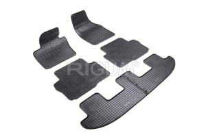 Volkswagen Sharan II, Van, fabricat din 09.2010 - Prezent, 7 Locuri, set covorase auto dedicate, din cauciuc 100% Premium accesorii pentru autoturismul tau - masina v159905