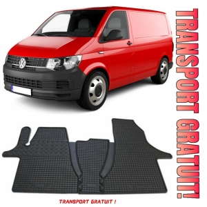 Volkswagen T6 Caravelle fabricat din 2019 - Prezent, Van, 2-3 Locuri, set covorase auto dedicate, din cauciuc 100% Premium - Transport Gratuit