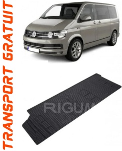 Volkswagen T6 MultIVan, Van, fabricat din 06.2015 - Prezent, Rand 2, set covorase auto dedicate, din cauciuc 100% Premium accesorii pentru autoturismul tau - masina v154513