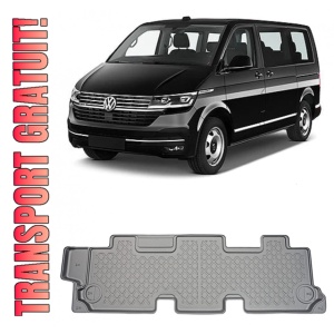 Volkswagen T6, Randul 3 Ridicat Din 06.2015-2019, Van , Set Covorase Auto Tip Tavita Premium 3D, din cauciuc