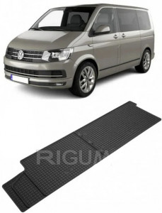 Volkswagen T6 Transporter, Van, fabricat din 06.2015 - Prezent, Rand 2, set covorase auto dedicate, din cauciuc 100% Premium accesorii pentru autoturismul tau - masina v154468