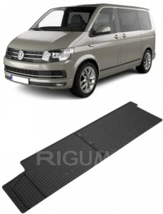 Volkswagen T6 Transporter, Van, fabricat din 06.2015 - Prezent, Rand 2, set covorase auto dedicate, din cauciuc 100% Premium - Transport Gratuit accesorii pentru autoturismul tau - masina v37200