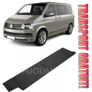 Volkswagen T6 Transporter, Van, fabricat din 06.2015 - Prezent, Rand 3, set covorase auto dedicate, din cauciuc 100% Premium