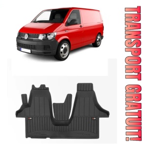 Volkswagen T6, Van, Din 06.2015 - Prezent , Set Covorase Auto Tip Tavita Premium 3D, din cauciuc