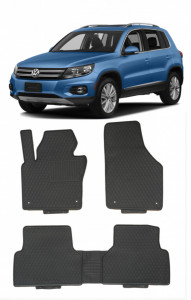 Volkswagen Tiguan (2007-2017) Set 5 covorase auto cauciuc Exclusive Line