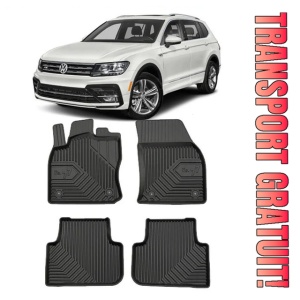 Volkswagen Tiguan II Din 05.2016 - Prezent, Suv , Set Covorase Auto Tip Tavita Premium 3D, din cauciuc
