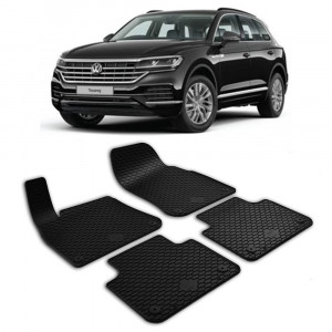 Volkswagen Touareg (2018-2025), inclusiv hybrid Set 4 covorase auto cauciuc Urban Line