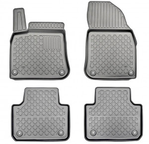 Volkswagen Touareg III, Suv, Din 07.2018 - Prezent , Set Covorase Auto Tip Tavita Premium 3D, din cauciuc accesorii pentru autoturismul tau - masina v174483