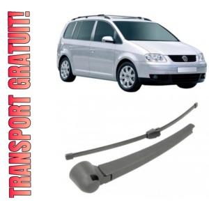 Volkswagen Touran Brat stergator pentru luneta spate cu lamela 410 mm, compatibil cu Volkswagen Touran Hatchback fabricat intre 2003-2010, calitate extra