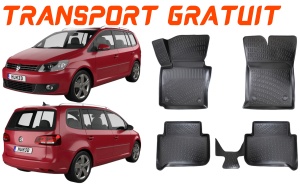 Volkswagen Touran (I) 2003-2015 Set 4 covorase auto din cauciuc tip tavita premium line 3D accesorii pentru autoturismul tau - masina v242147