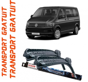 Volkswagen Transporter T5 Bus Set 2 stergatoare parbriz Bosch Aerotwin 600/475mm compatibile cu Volkswagen TRANSPORTER T5 Bus (7HB, 7HJ, 7EB, 7EJ) (2003-2015) (60 cm / 60 cm) accesorii pentru autoturismul tau - masina v114708