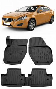 Volvo S60 II (2010-2018) Set covorase auto cauciuc G.Modern Line 3D accesorii pentru autoturismul tau - masina v239521