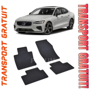 Volvo S60 PhEV fabricat din 2018 - Prezent, Sedan, set covorase auto dedicate, din cauciuc 100% Premium