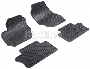 Volvo V70 III, Combi, fabricat din 09.2007 - 2016, set covorase auto dedicate, din cauciuc 100% Premium accesorii pentru autoturismul tau - masina v154283