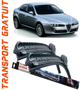 Alfa Romeo 159 Set 2 stergatoare parbriz Bosch Bosch Aerotwin compatibile cu Alfa Romeo 159 2005-2012 (57.5 cm / 45 cm) accesorii pentru autoturismul tau - masina v134235