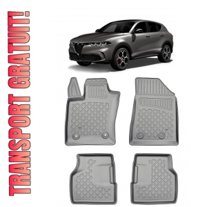 Alfa Romeo Tonale Din 05.2022 - Prezent, Suv , Set Covorase Auto Tip Tavita Premium 3D, din cauciuc