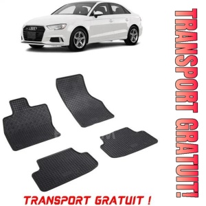 Audi A3 8V, Sedan, fabricat din 09.2013 - 03.2020, set covorase auto dedicate, din cauciuc 100% Premium - Transport Gratuit