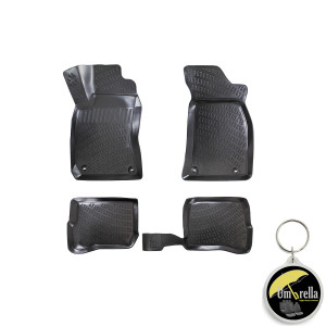 Audi A4 B5 (Typ 8D) 1994-2001 Set 4 covorase auto din cauciuc tip tavita premium line 3D accesorii pentru autoturismul tau - masina v242086