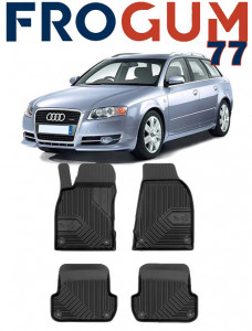 Audi A4 B7 Din 11.2004 - 03.2008, Combi , Set Covorase Auto Tip Tavita Premium 3D, din cauciuc accesorii pentru autoturismul tau - masina v167870