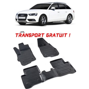 Audi A4 B8 (Typ 8K) 2008-2016 Set 4 covorase auto din cauciuc tip tavita premium line 3D - Transport Gratuit! accesorii pentru autoturismul tau - masina v49608