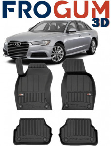 Audi A6 C5 Allroad Din 1999 - 2006, Combi , Set Covorase Auto Tip Tavita Premium 3D, din cauciuc accesorii pentru autoturismul tau - masina v162509