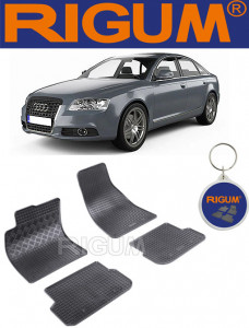 Audi A6 C6, Sedan, fabricat din 03.2006 - 2011, set covorase auto dedicate, din cauciuc 100% Premium accesorii pentru autoturismul tau - masina v156475