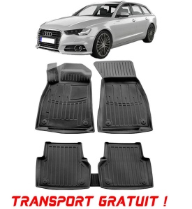 Audi A6 (C8) (2018-) Set covorase auto cauciuc G.Modern Line 3D transport gratuit accesorii pentru autoturismul tau - masina v50740