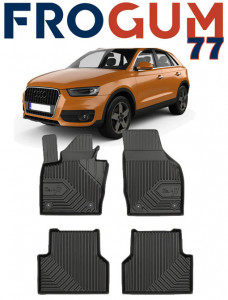 Audi Q3 I Din 08.2011 - 06.2018, Suv , Set Covorase Auto Tip Tavita Premium 3D, din cauciuc accesorii pentru autoturismul tau - masina v165174