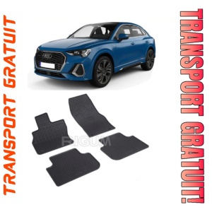 Audi Q3 II PhEV, Suv, fabricat din 01.2021 - Prezent, set covorase auto dedicate, din cauciuc 100% Premium