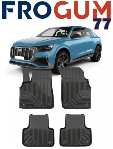 Audi Q8 4M Din 07.2018 - Prezent, Suv , Set Covorase Auto Tip Tavita Premium 3D, din cauciuc accesorii pentru autoturismul tau - masina v165581