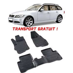 Bmw 3 E90 / E91 / E92 / E93 2006-2013 Set 4 covorase auto din cauciuc tip tavita premium line 3D - Transport Gratuit! accesorii pentru autoturismul tau - masina v49519