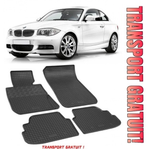 Bmw Seria 1 E82 fabricat din 2007 - 2013, Coupe, set covorase auto dedicate, din cauciuc 100% Premium - Transport Gratuit