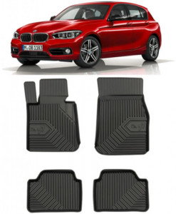 Bmw Seria 1 F20 Din 10.2011 - 06.2019, Hatchback , Set Covorase Auto Tip Tavita Premium 3D, din cauciuc accesorii pentru autoturismul tau - masina v165658