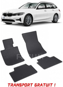 Bmw Seria 3 G21, Combi, fabricat din 06.2019 - Prezent, set covorase auto dedicate, din cauciuc 100% Premium - Transport Gratuit accesorii pentru autoturismul tau - masina v40821