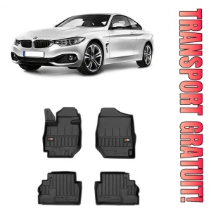 Bmw Seria 4 F32 Din 10.2013 - 09.2020, Coupe Set Covorase Auto Tip Tavita Premium 3D, din cauciuc