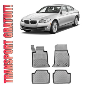 Bmw Seria 5 F21, Hatchback, Din 09.2012 - 06.2019 , Set Covorase Auto Tip Tavita Premium 3D, din cauciuc