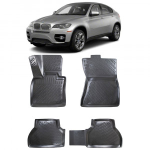 Bmw X6 E71 2008-2014 Set Covorase Auto Cauciuc Premium Umbrella accesorii pentru autoturismul tau - masina v149664