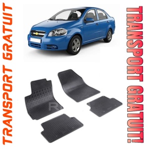 ChEVrolet Aveo Classic T250, Sedan, fabricat din 2006 - 2011, set covorase auto dedicate, din cauciuc 100% Premium