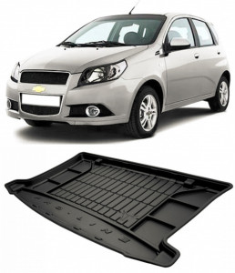 Chevrolet Aveo T200 Hatchback din 2002 - 2005 *2, Tavita Pentru Portbagaj Lux Premium Dedicata, accesorii pentru autoturismul tau - masina v186400
